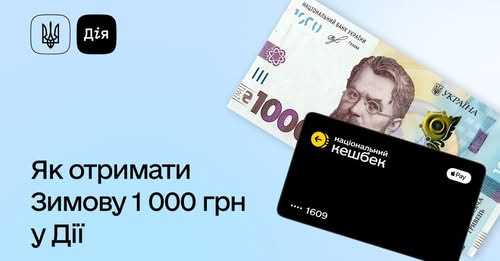 Стартувала Зимова підтримка — як отримати та на що витратити тисячу від держави